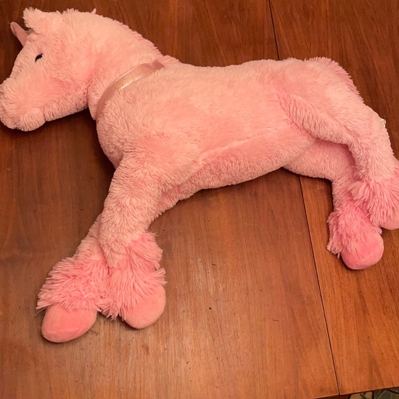 Preloved Large Pink Stuffed Animal Unicorn /Toy - Picture 2 of 10